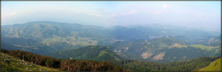 Pogled sa vrha Željina ka Goču