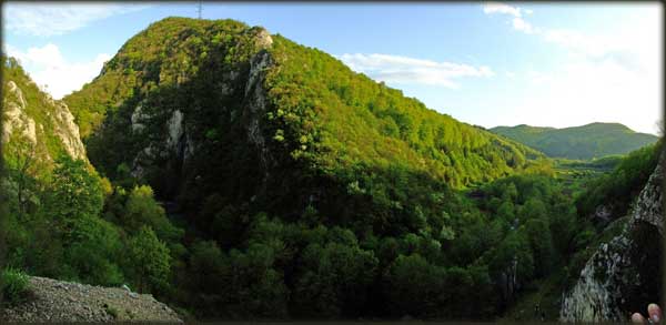 Panorama kanjona Peka