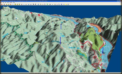 OziExplorer 3D daje potpuno novu dimenziju prikazu vaih mapa