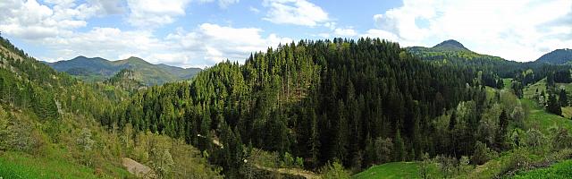 Pogled na okolinu Đurića iz smera Filipovića