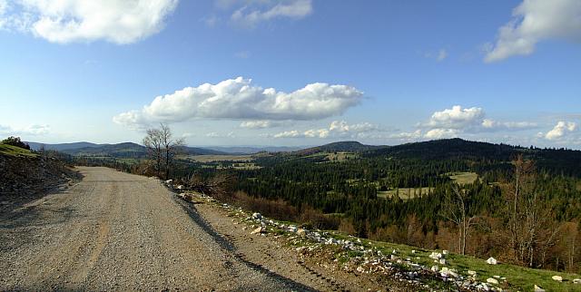 Ponovo na grebenu Miloševca na 1400 m, sad je ostalo samo nizbrdo