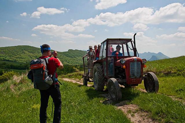 Prošle godine deo grupe se na putu do Garvana "švercovao" na traktoru