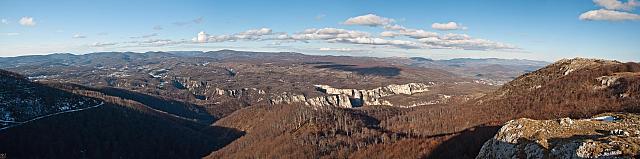 Panorama Lazarevog kanjona sa Malinika