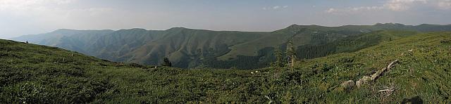 Još jedna panorama glavnog grebena Stare, od Midžora do Koprena