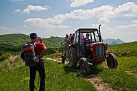 Prošle godine deo grupe se na putu do Garvana "švercovao" na traktoru