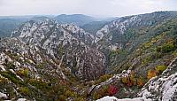 Panorama izlaznog dela kanjona, ka Rgotini